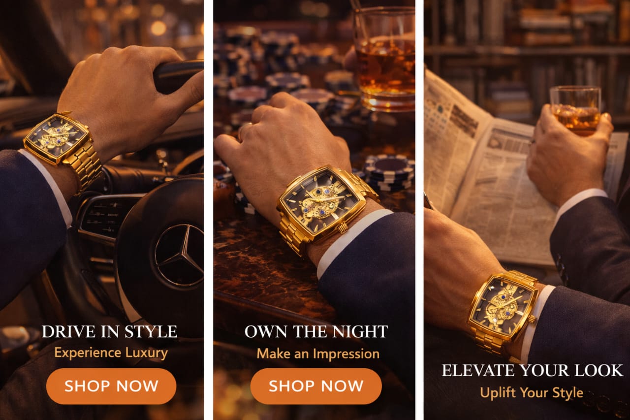 LUXURY SKELETON WATCHES